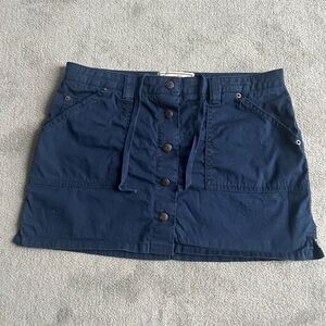 Abercrombie & Fitch Navy Mini Skirt